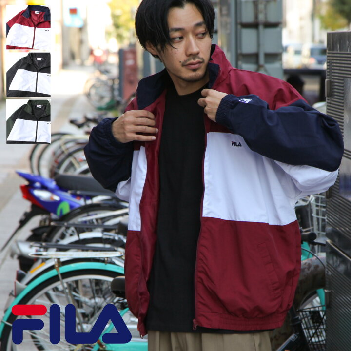 楽天市場 Fila ナイロンジャケット ウインドブレーカー メンズ レディース 男女兼用 ジャケット ウィンドブレーカー ブルゾン アウター ナイロン 切替 スポーティ メンズファッション Zip Five ジップファイブ アウター Fh7631 Zip Five 楽天市場店