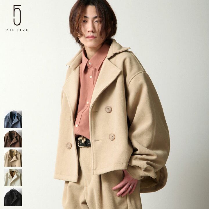 楽天市場 トレンチコート メンズ レディース コート ショート丈 ウールテック Zip ジップ 037 34sz Zip Five 楽天市場店