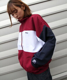 FILA ナイロンジャケット メンズ レディース 男女兼用 ライトアウター ジャケット ブルゾン アウター ナイロン 切替 スポーティ メンズファッション ZIP FIVE ジップファイブ 軽アウター ウインドブレーカー 春 アウター 春物 春服 メンズ(fh7631)