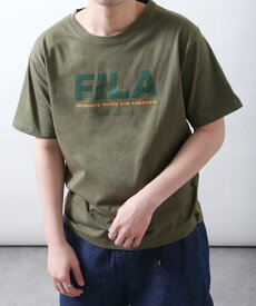 FILA フィラ Tシャツ メンズ カットソー 半袖 Tシャツ メンズ クルーネック ロゴプリント ブランドロゴ 韓国風 ZIP ジップ 夏 夏服 メンズ(fh8116)＃