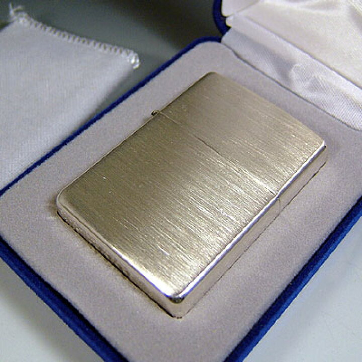 楽天市場】【ZIPPO】ジッポ/ジッポー 純銀13番 Brushed Finish 