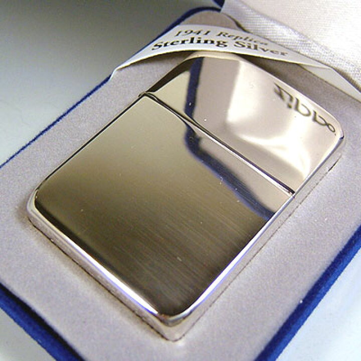 楽天市場】zippo ライター ジッポ ジッポー 純銀23番 1941年復刻版 
