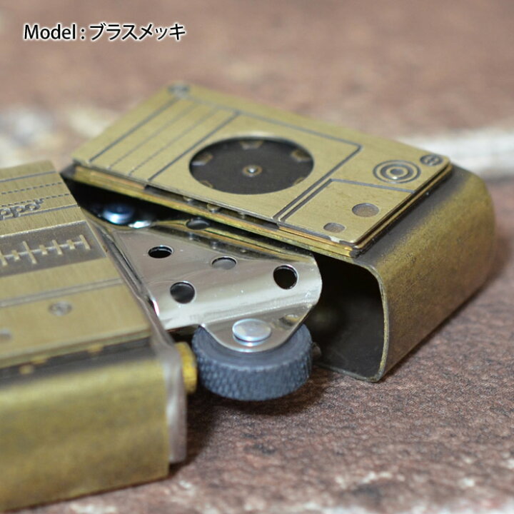 楽天市場】カセットテープZippo ブラスメッキ バレル メタル貼り 