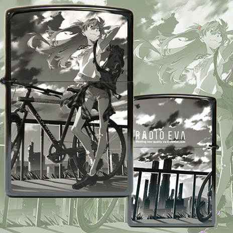 エヴァンゲリオン RADIO EVA ASUKA The bicycle ◆ZIPPO ジッポー オイル ライター 喫煙具 エヴァンゲリヲン |  ZIPPO Specialty NAKAMURA