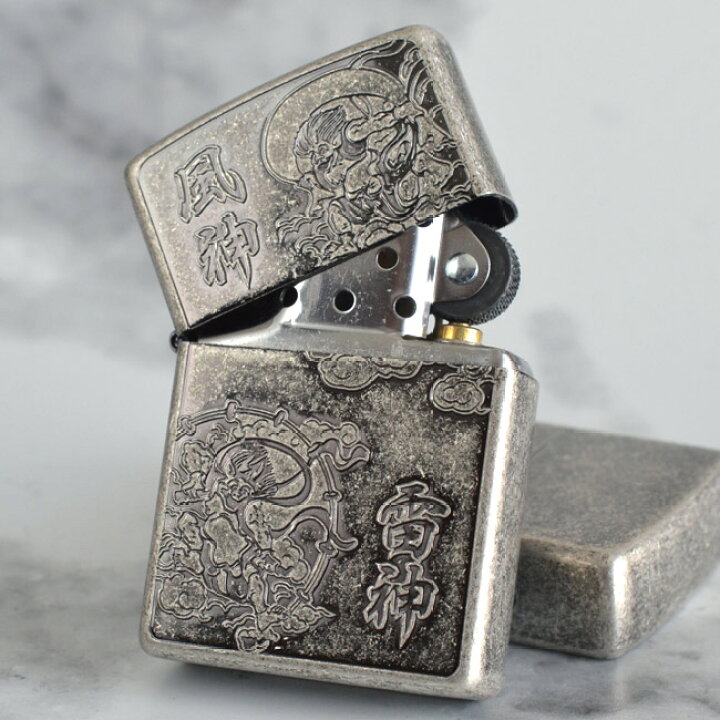楽天市場】ジャパニーズパターン 風神雷神−FU/RAI ◇ ZIPPO ジッポー 