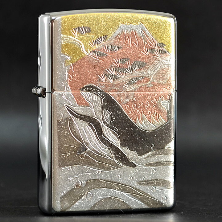 楽天市場】電鋳板「鯨」 ◇喫煙具 ZIPPO オイル ライター ジッポー 