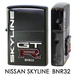 Y NISSAN GuBK GT-R[BNR32] i ZIPPOC^[ Wb|[ jbT SKYLINE XJCC ubN  BLACK ^\ Y