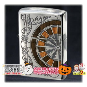 yV}\! AeB[N _[c SV ʉH ZIPPO Wb|[ IC C^[ i -Antique Style Darts Silver Both Side Design-