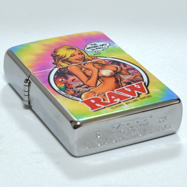 楽天市場】RAW ガール Zippo「タイダイ」◇手巻き シャグ RYO タバコ 