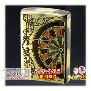 X[p[SALEJÒ AeB[N _[c BS ʉH ZIPPO Wb|[ IC C^[ i -Antique Style Darts Brass Both Side Design-