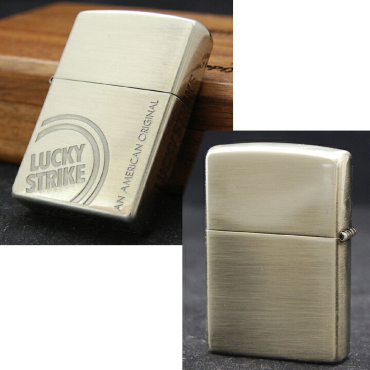 楽天市場】LUCKY STRIKE 木箱入り 3点セット Original ZIPPO 
