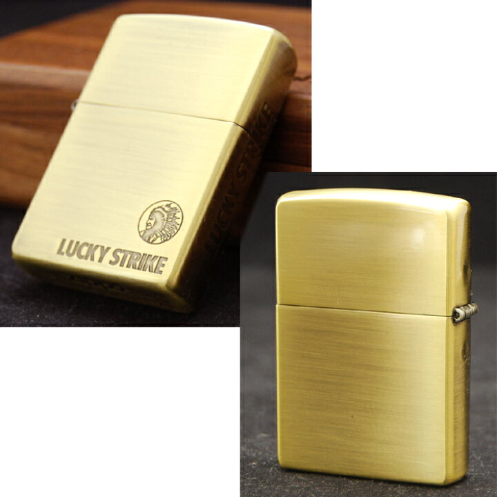 楽天市場】LUCKY STRIKE 木箱入り 3点セット Original ZIPPO 