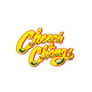 �y���[���֑Ή��z �X�e�b�J�[ - Cheech & Chong Logo