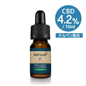 NATUuR CBD4.2% E-Liquid 420 with Terpenes 10ml テルペン配合 CBDリキッド