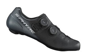 ●SHIMANO(シマノ) RC9 WIDE(SH-RC903) SPD-SL S-PHYRE ロード用 コンペティションシューズ ブラック ワイドサイズ【北海道・沖縄・離島地域 配送不可】