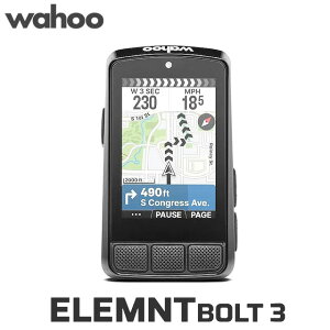 wahoo ELEMNT BOLT3iGg {g3jWFCC9 Ki GPSڃTCNRs[^ GPS Bike Computer t[ykCEEn zsz