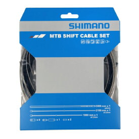 ●【こちらのお品はネコポスでの発送となります】SHIMANO(シマノ) MTB SHIFT CABLE SET(MTB シフトケーブルセット) ブラック Y60098021