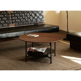 センターテーブル サイドテーブル テーブル 幅80cm 円形 円テーブル 大川家具 シンプル シック モダン 収納 コンパクト 一人暮らし ワンルーム