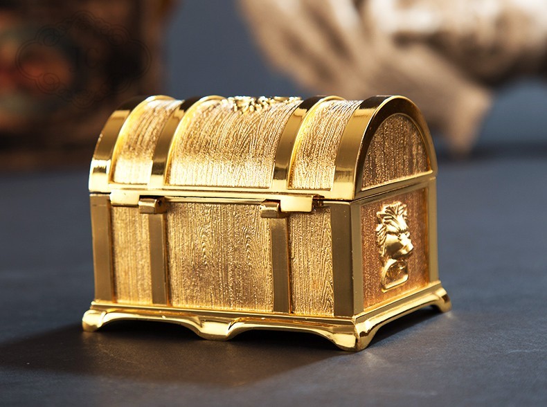小物入れ 収納　宝箱の宝石箱 アクセサリー ヴィンテージ アンティーク 置物 高級感 ジュエリーボックス送料無料 | ZMSHOP
