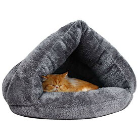 猫 ベッド ペット用寝袋 ドーム型猫ハウス 犬猫ベッド 寝袋 ペットハウス クッション マット 猫 ペットベッド 犬小屋 あったかベッド おしゃれ 人気 可愛い ふわふわ 暖かい キャットハウス ネコベッド ネコ いぬ送料無料