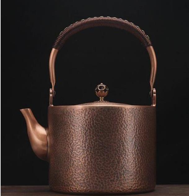 鋳銅 急須 古風銅瓶 やかん 茶道具 銅びん 茶壺 職業手作り師836 - 食器