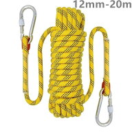 ザイル 20m 12mm キャンプ 屋外 ロッククライミング ロープ 救助安全ロープ ハイキング 登山 安全 軽量 …