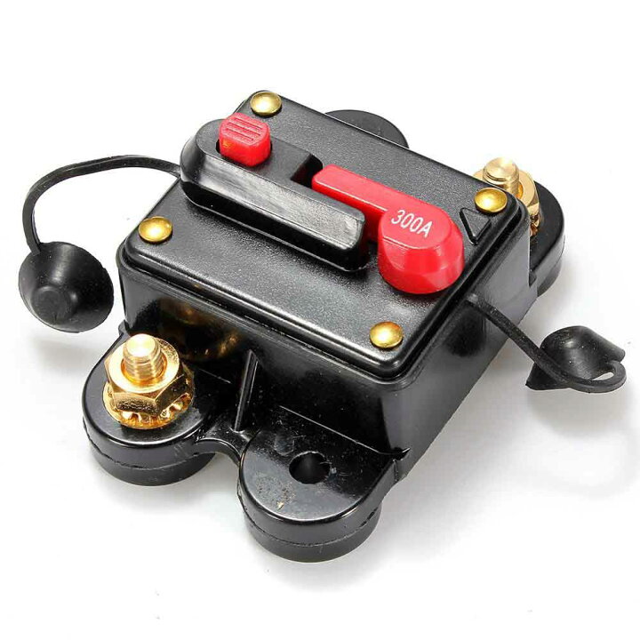 楽天市場】DC12-24V 300A サーキットブレーカー アンプ ウーファー 