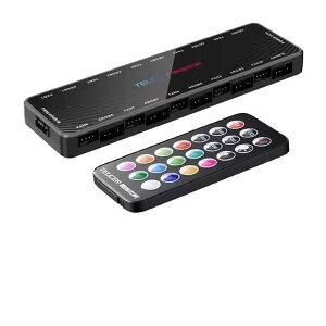 zmart TEUCER LP-10 ARGB/PWM nuiARGB Rg[[tj2 in 1 t@nuA_v^[ RGB t@ LED PCP[X PWM t@Rg[[ P[Xt@ P[XCeBO }U[{[h t@