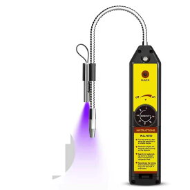 zmart WJL-6000 フロン漏れ検知器 ハロゲン漏れ検知器 R22 R410A R134A R1234YF 冷媒ガス HVAC エアコンテスター 冷媒漏れ検知器 ガスリークディテクター フロンガス検知 エアコン修理 ガス漏れチェッカー HVAC検査 漏れ探知 赤外線検知器 日本語説明書付き