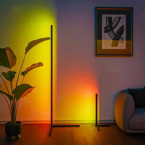 zmart 150cm �X�}�[�g RG B�h���[�� �J���[ �t���A�����v LED �\�t�g �A�C�v���e�N�V���� �����@�\�t�� �A�v������ ���[�h�����v �ԐڏƖ� �t���A�X�^���h LED�����v RGB�Ɩ� �X�}�[�g�Ɩ� �������C