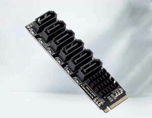 zmart M.2 - SATA3.0 A_v^J[h 6Gbps  ASM1166 M.2 PCIE - SATA gJ[h X}[gCWP[^t SSDA_v^[ NVMeϊ SATAϊ PCIeJ[h SATAJ[h M.2GN[W SSDP[X OtSSD 