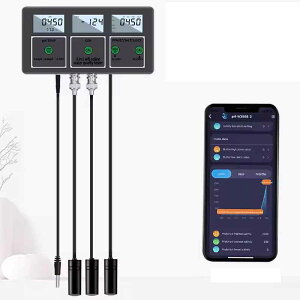 zmart ICeX^[ pH ORP EC TDS SALT S.G CF x AveX^[ 8-in-1 Wi-Fiуf[^] v[ p  v pHv ORPv ECv TDSv v dv xv k͔| 