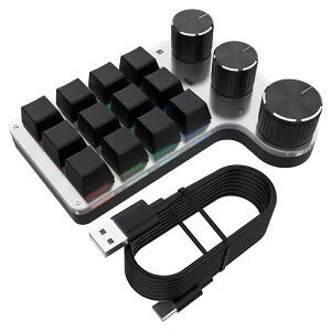 zmart BT �v���O���~���O �}�N�� �J�X�^�� 3�m�u �L�[�{�[�h RGB 12�L�[ �R�s�[ �y�[�X�g Photoshop �Q�[�~���O �L�[�p�b�h ���J�j�J�� �z�b�g�X���b�v �}�N���p�b�h �J�X�^���L�[�{�[�h �m�u�t���L