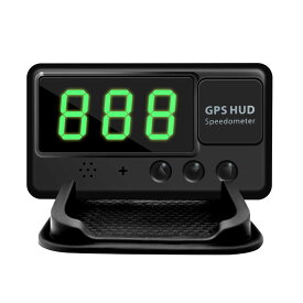 GPS スピードメーター ヘッドアップ ディスプレイ オーバー スピード 日本語説明書 HUD デジタル 車速警告 3USB アダプター 車 電子アクセサリ