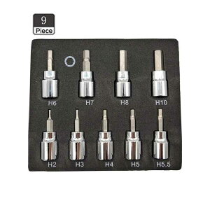 zmart 9.5mm 3/8�C���` �w�b�N�X �r�b�g �\�P�b�g ���� �A�����L�[ �\�P�b�g �h���C�u �ϋv�� �Ռ��\�P�b�g �Z�p�r�b�g �\�P�b�g�����` �C���p�N�g�\�P�b�g �h�����r�b�g �\�P�b�g�Z�b�g �Z�p