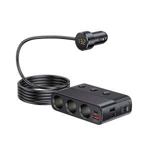 zmart 7-in-1 128W �J�[�`���[�W���[ �A�_�v�^�[ PD QC3.0 �\�P�b�g �V�K�[���C�^�[ �X�v���b�^�[ C28 �ϊ��v���O �}���[�d�A�_�v�^�[ �J�[�`���[�W���[ �V�K�[�\�P�b�g PD�[�d QC3.0 �}���[�d �ԍڏ[