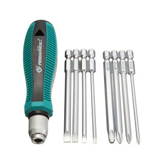 PENGGONG �X�N�����[ �h���C�o �Z�b�g �}�O�l�b�g 8�{ 1/4 6.35mm �v���X�}�C�i�X �r�b�g ���C �h���C�o�[ �t�B���b�v�X �r�b�g �}���`�c�[�� �d�q�C�� �n���h�c�[�� �L�b�g 9��