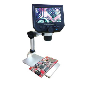 4.3インチ HDモニター付き USB デジタル電子顕微鏡 1-600倍 3.6万画素 ポータブル 8LED Pcb マザーボード修理 ハンダ不良 3.6MP VGA 顕微鏡 4.3 " HDOLED スクリーン付き