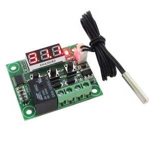 T[X^bg W[ W1209 fW^ LED DC 12V q[gN[ x x I/It XCb` Rg[[{[h + NTCZT[ fW^