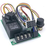 PWM スピード コントローラ DC モータ デジタル ディスプレイ 0〜100％ 可変 駆動 モジュール 入力…