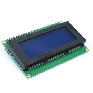 LCD2004 + I2C 2004 20x4 2004A �u���[ �X�N���[�� HD44780 ���� LCD / w IIC / I2C �V���A���C���^�t�F�[�X �A�_�v�^ ���W���[�� arduino �L�����N�^�[