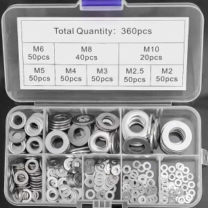 zmart 360�� �X�e�����X�X�`�[�� �����b�V���[ �A�\�[�g�L�b�g ���^ �K�X�P�b�g �����O �v���[�� M2 M2.5 M3 M4 M5 M6 M8 M10 �n�[�h�E�F�A �������b�V���[