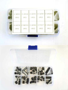 zmart 85PCS �W�ω�H �`�b�v�L�b�g 10 �d�l IC-NE555 IC-LM324 IC-LM358 DIP �V���O�������x�^�C�}�[�R���r�l�[�V�����L�b�g