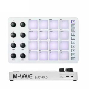 zmart M-VAVE SMC-PAD CX MIDI Rg[[ p[JbVL[{[hɍœK USB-C C^[tF[X |[^ufUC ^ MIDI pbh RpNgMIDI |[^uMIDI ^MIDI DTM@ 