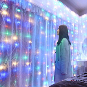 3x3M LED �J�[�e�� �� �N���X�}�X ���� ���� �X�g�����O �o�����^�C�� �t�F�A���[ ���C�g �K�[�����h �V�N �t���b�V��