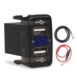 g^ TYPE-B  5V 2.1A 2 USB A_v^[ \Pbg  [d }[d X}[gtH ^ubg db 12-24V LED dv TOYOTA fA 2|[g J[`[W[ GPS 12-24V