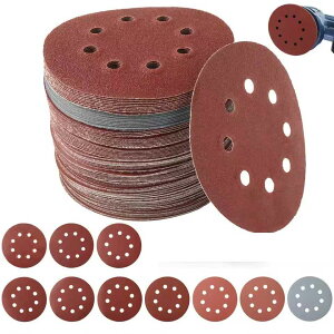 zmart 100�� 125mm �T���h�y�[�p�[ �ی^ �T���f�B���O �f�B�X�N �t�b�N ���[�v �T���f�B���O �y�[�p�[ �o�t�V�[�g 8�� �T���_�[ ���� �p�b�h