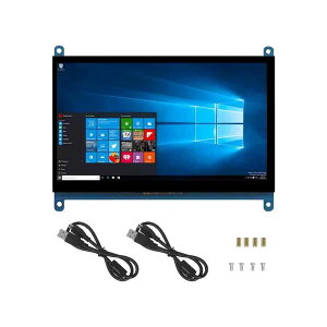 7�C���` Raspberry Pi 4/3/2/B/B+/A+ �Ή����j�^�[ 1024x600 TNT 5�_�^�b�`�Ή� �Ód�e�ʎ� �^�b�`�X�N���[�� HDMI�f�B�X�v���C �^�b�`�X�N���[�����j�^�[ �Ód�e�ʎ��^�b�`�p�l�� IPS�t�� ���Y�p�C�p���j