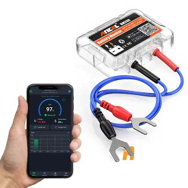 zmart ANCEL BM200 12V バッテリー モニター ワイヤレス カー バッテリー ヘルス アプリ モニタリング バッテリー テスター ツール Android用 IOS用