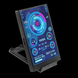 zmart 3.5�C���` IPS �^�C�v C �Z�J���_�� �X�N���[�� �R���s���[�^ CPU GPU RAM HDD �f�B�X�v���C 320480 USB LCD ���j�^�[ AIDA64 Windows 10 11 �Ή�